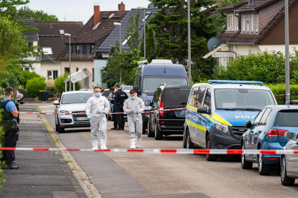 In Wiesbaden sind zwei Menschen getötet worden. Ein Verdächtiger befindet sich nun in Untersuchungshaft. - Foto: -/5VISION.NEWS/dpa