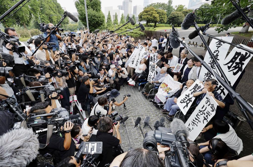 Das Urteil gilt als bahnbrechende Entscheidung. - Foto: Uncredited/Kyodo News/AP/dpa