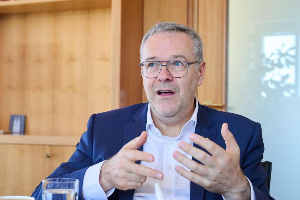 Handwerkspräsident Jörg Dittrich warnt vor Erfolg extremistischer Parteien bei den anstehenden Landtagswahlen. - Foto: Annette Riedl/dpa