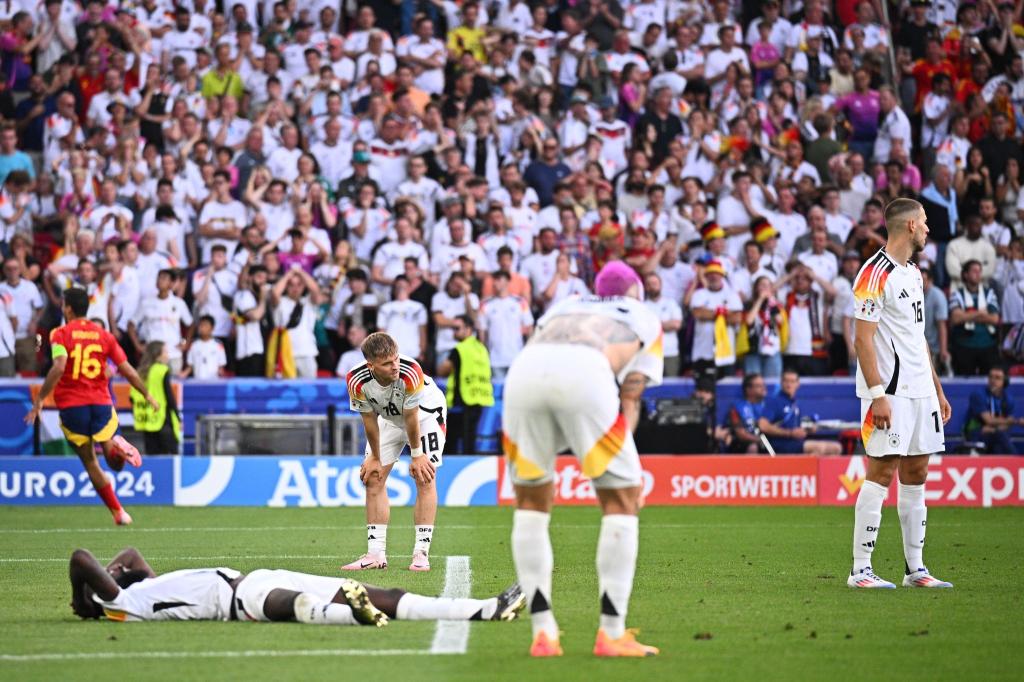 Die DFB-Elf ist im EM-Viertelfinale an Spanien gescheitert. - Foto: Tom Weller/dpa