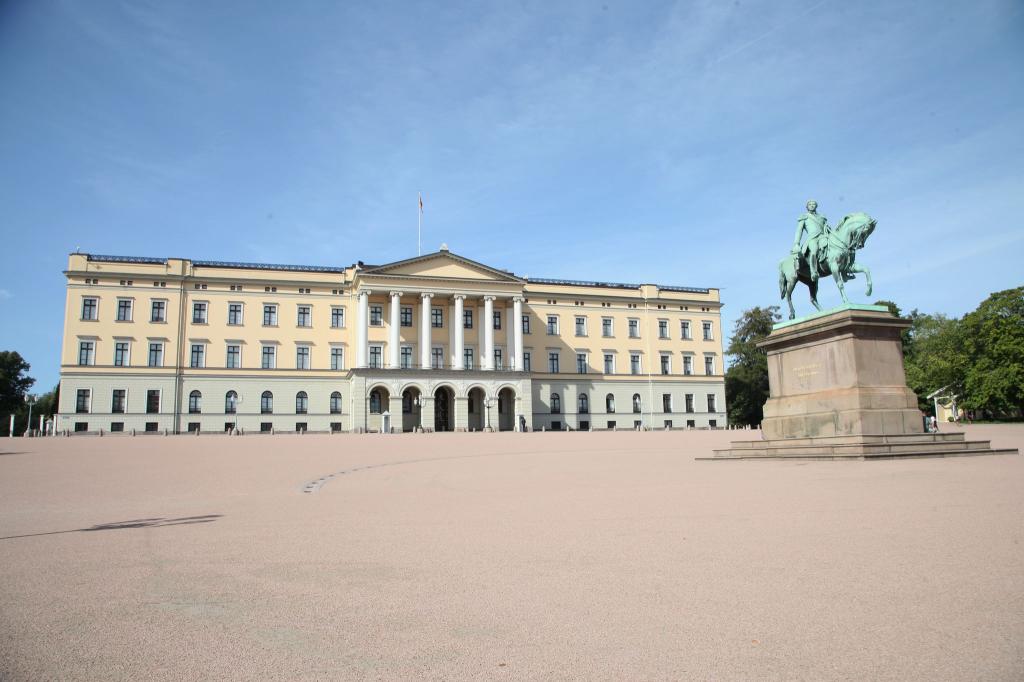 Ein Mann soll einen oder mehrere Molotowcocktails auf das norwegische Königsschloss geworfen haben. - Foto: Steffen Trumpf/dpa