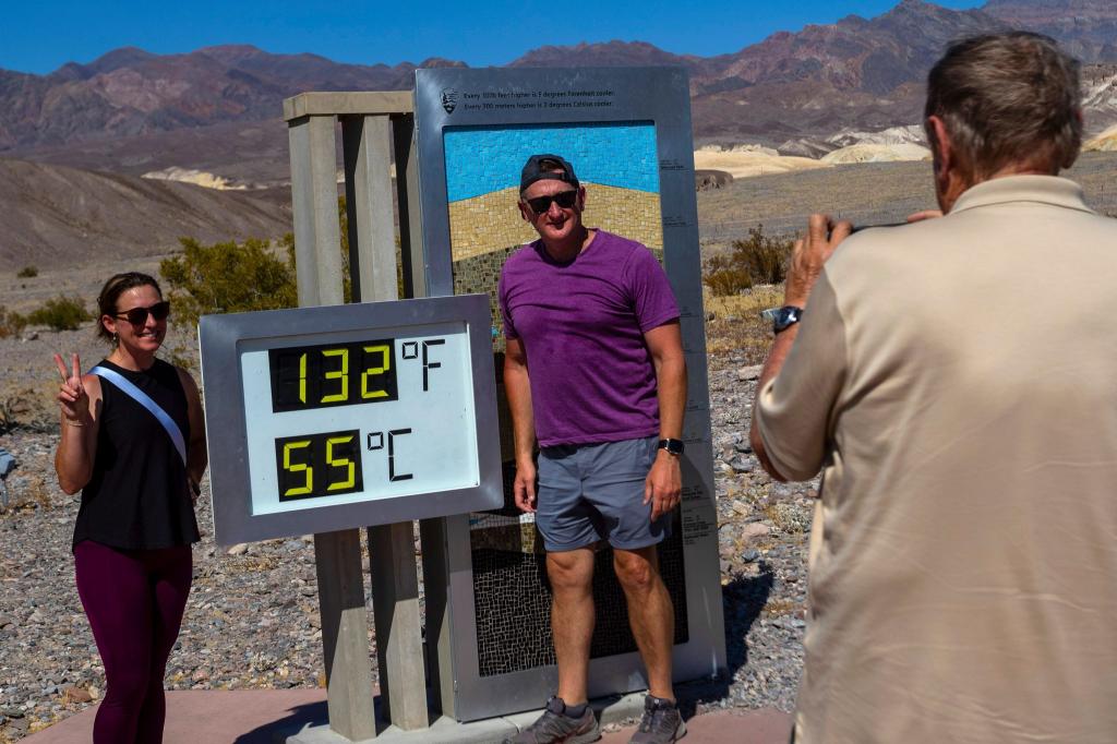 In einem Tal im Westen der USA zeigt das Thermometer 55 Grad Celsius an. - Foto: Ty ONeil/AP/dpa