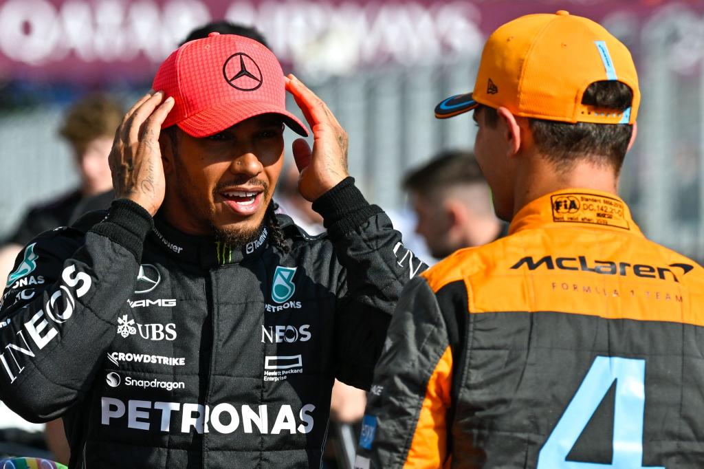 Selbst Lewis Hamilton und Lando Norris zweifeln an sich. - Foto: Denes Erdos/AP/dpa