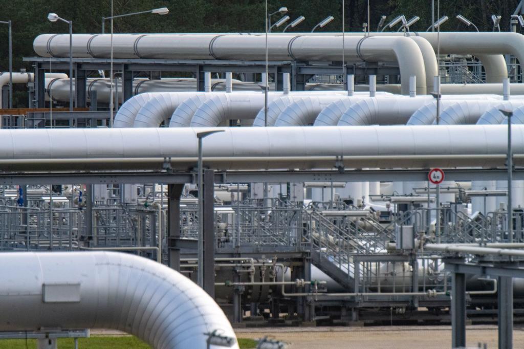 In Lubmin hätte das über Nord Stream 2 gelieferte russische Gas ankommen sollen. Doch so weit kam es nicht. (Archivbild) - Foto: Stefan Sauer/dpa