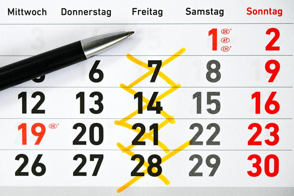 Im Arbeitszeitmodell der Vier-Tage-Woche könnte der Freitag als Arbeitstag wegfallen. (Illustration) - Foto: Sina Schuldt/dpa