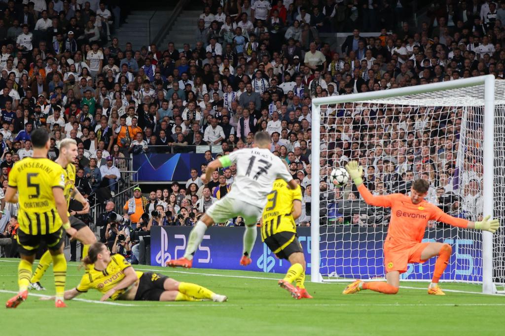 Mit dem 3:2 von Lucas Vazquez hatte Real Madrid die Partie gegen den BVB gedreht. - Foto: David Canales/dpa