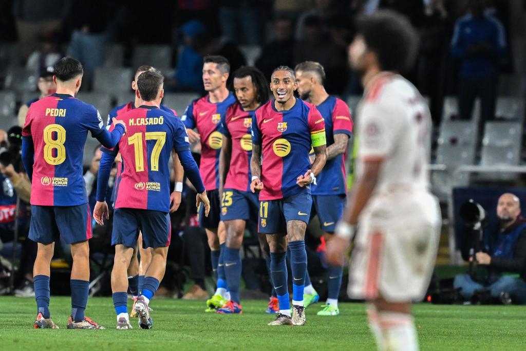 Barcelona-Jubel gegen die Bayern. - Foto: Sven Hoppe/dpa