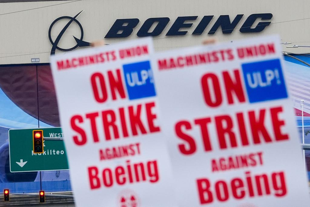 Der Streik bei Boeing wird damit weitergehen. (Archivbild) - Foto: Lindsey Wasson/AP