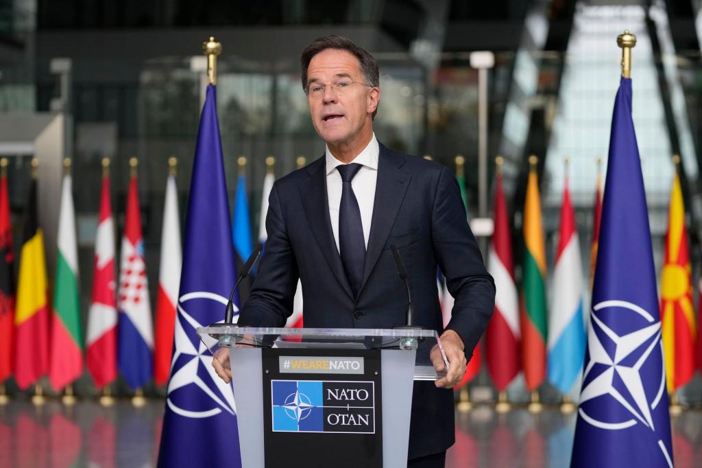 Nato-Generalsekretär Mark Rutte geht davon aus, dass Russland Truppenunterstützung braucht. - Foto: Virginia Mayo/AP/dpa