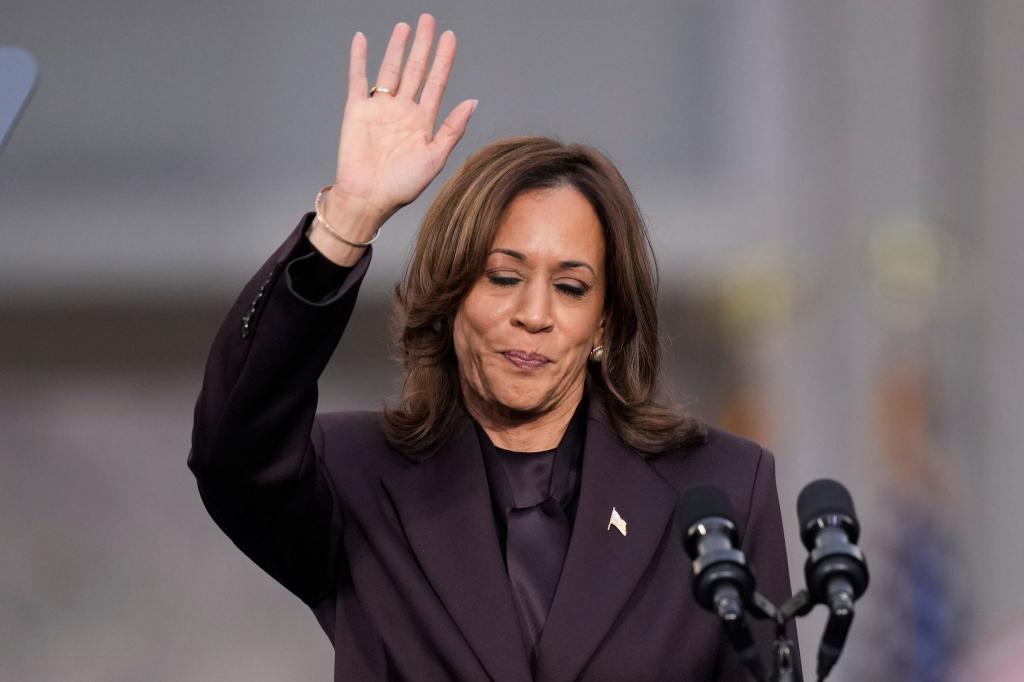 Kamala Harris gestand ihre Niederlage öffentlich ein. - Foto: Ben Curtis/AP