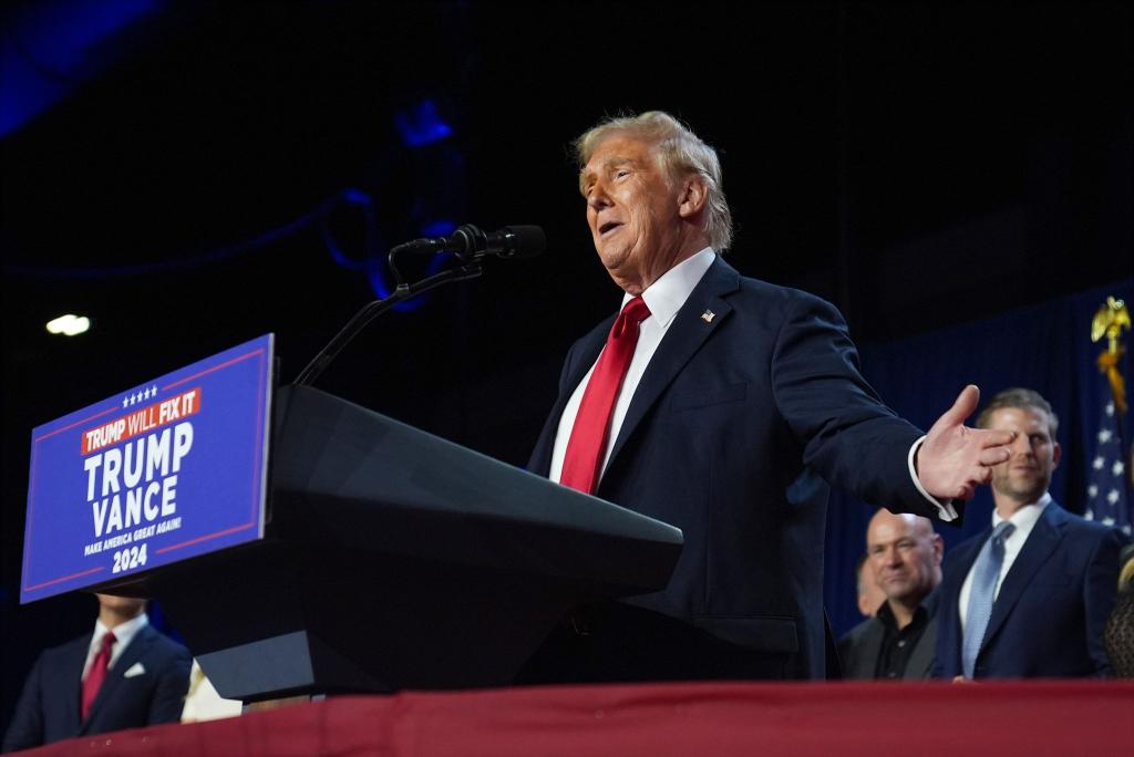 Der Republikaner Donald Trump hat sich bei der Präsidentenwahl die Wahlleute im dünn besiedelten Alaska gesichert. (Archivbild) - Foto: Evan Vucci/AP