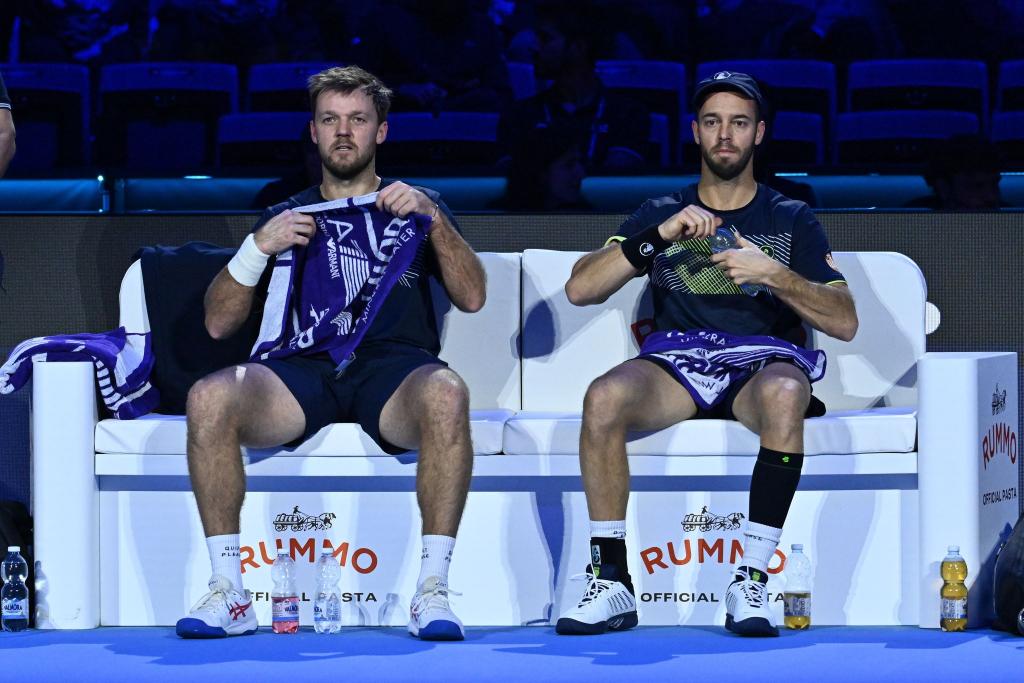 Kevin Krawietz (l) und Tim Pütz (r) stehen im Endspiel des Tennis-Saisonfinals. - Foto: Domenico Cippitelli/Ipa Sport/LiveMedia/IPA via ZUMA Press/dpa