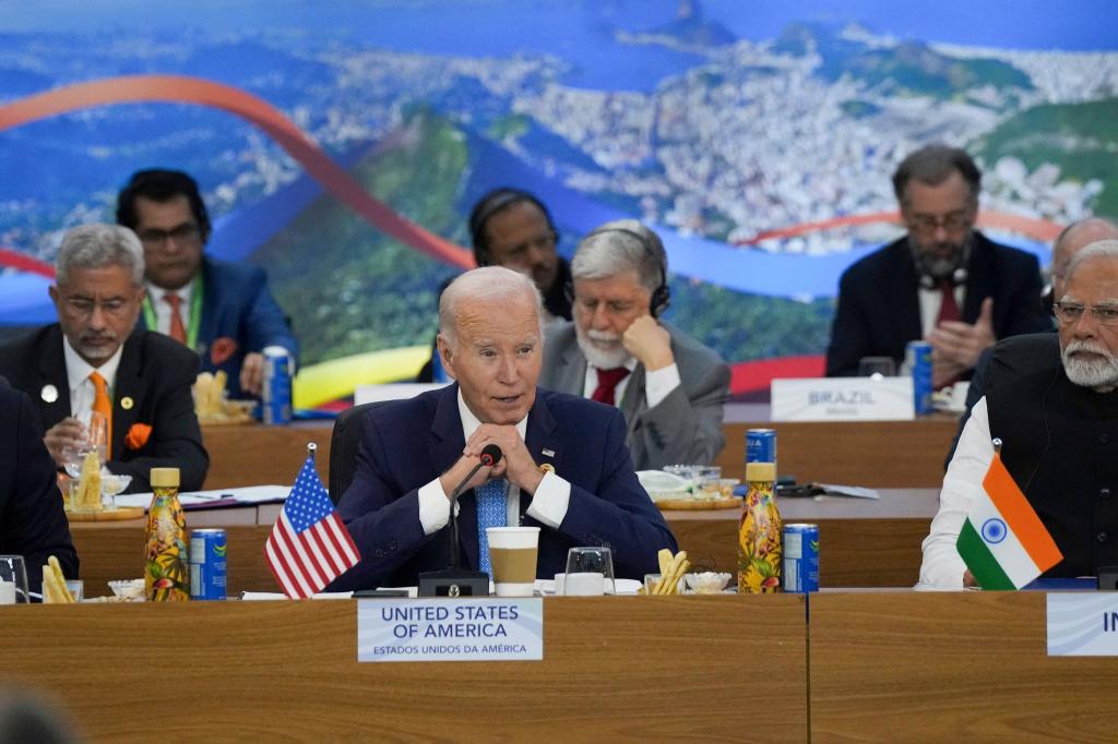 Für Biden dürfte der G20 in Rio der letzte große Gipfel als US-Präsident sein. - Foto: Eric Lee/Pool The New York Times/AP/dpa