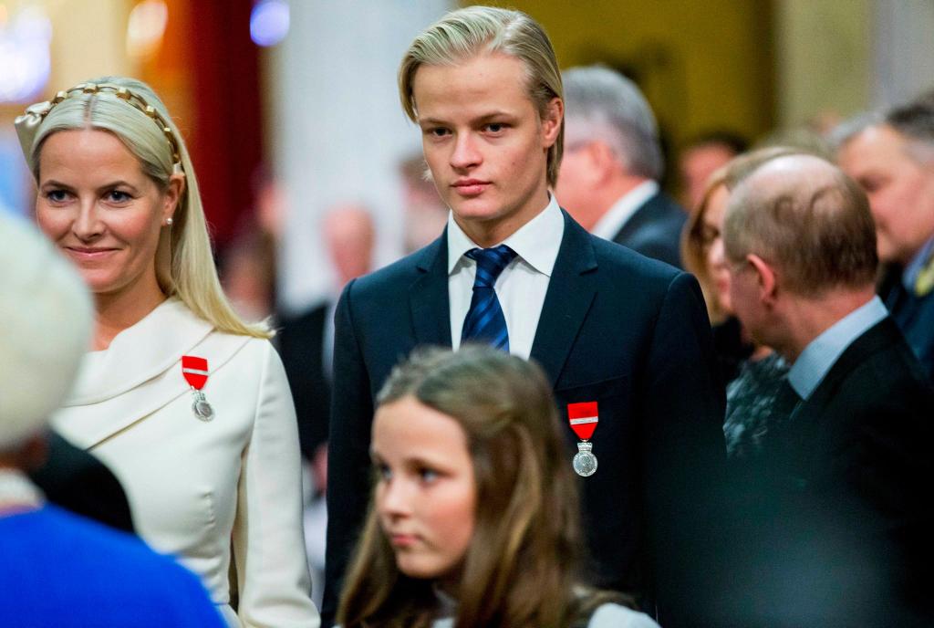 Zum dritten Mal festgenommen: Mette-Marits Sohn Marius Borg Høiby - hier ein Foto aus dem Jahr 2015. - Foto: Vegard Wivestad Grott/NTB SCANPIX/EPA/dpa