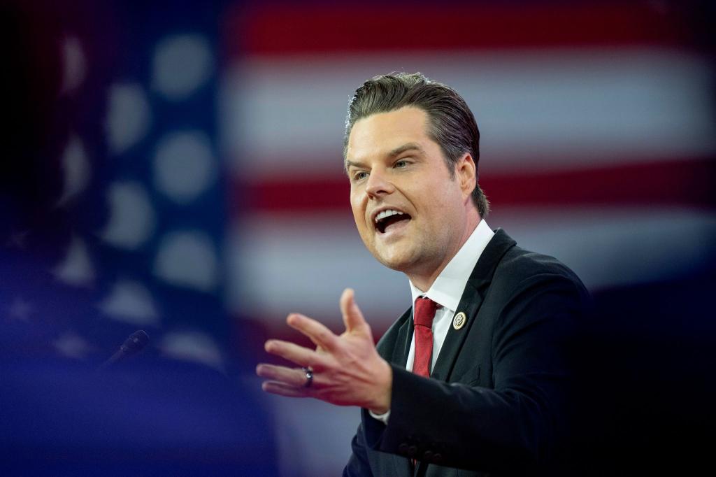 Trump wollte Gaetz zum Justizminister machen. (Archivbild) - Foto: Alex Brandon/AP/dpa