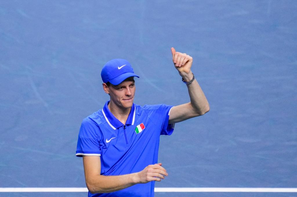 Steht mit Italien im Davis-Cup-Finale: Jannik Sinner. - Foto: Manu Fernandez/AP