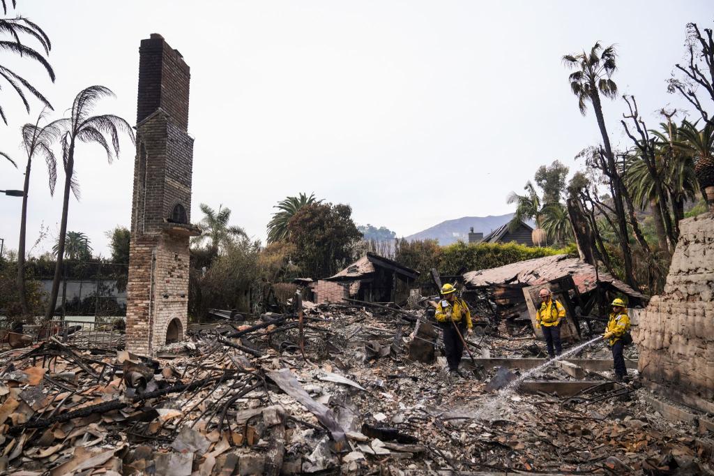 Mehrere Häuser in Malibu brannten ab. - Foto: Jae C. Hong/AP/dpa