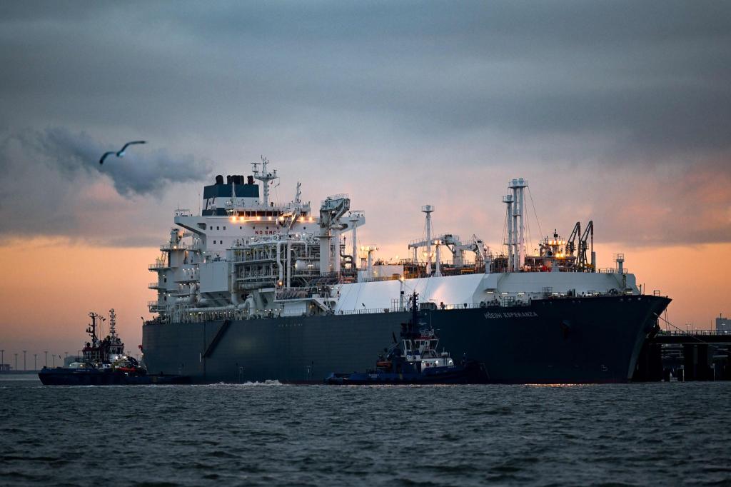 Das LNG-Terminal in Wilhelmshaven ist zum Jahreswechsel 2022/23 in Betrieb genommen worden. (Archivbild) - Foto: Sina Schuldt/dpa