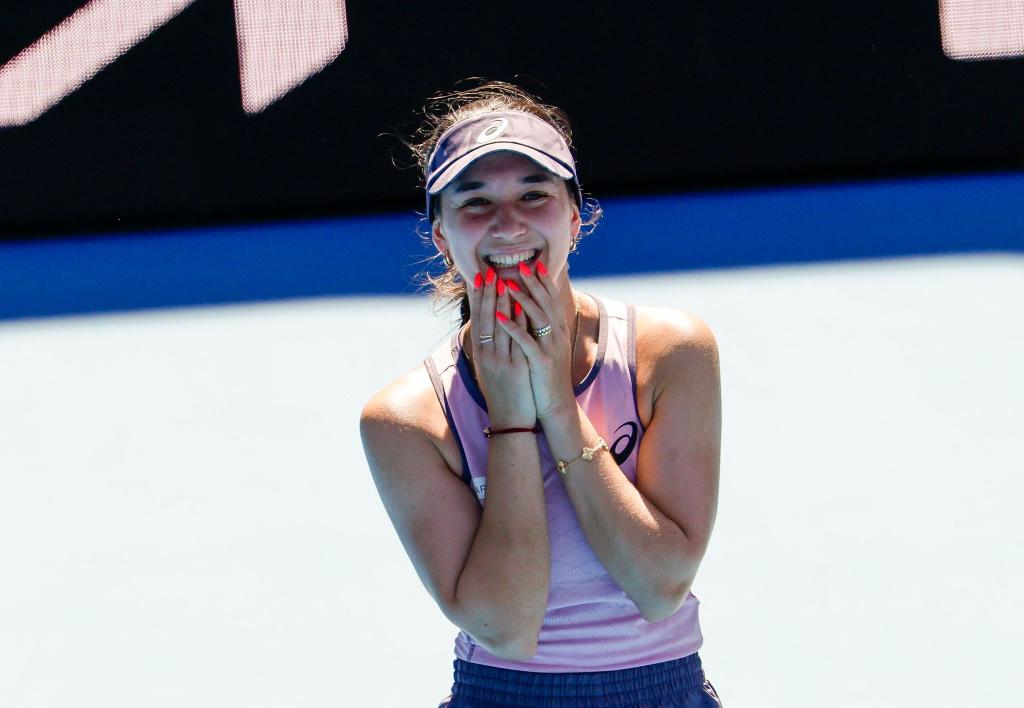 Kann Ihr Glück bei den Australian Open kaum fassen: Eva Lys. - Foto: Frank Molter/dpa