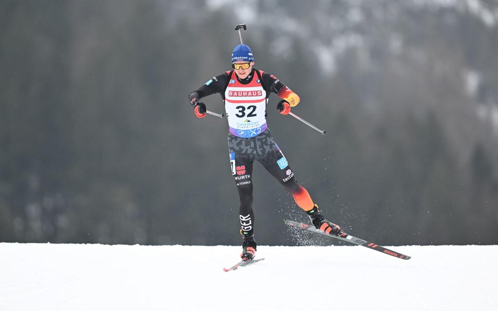 Justus Strelow wird im Einzel in Ruhpolding bester Deutscher. - Foto: Sven Hoppe/dpa