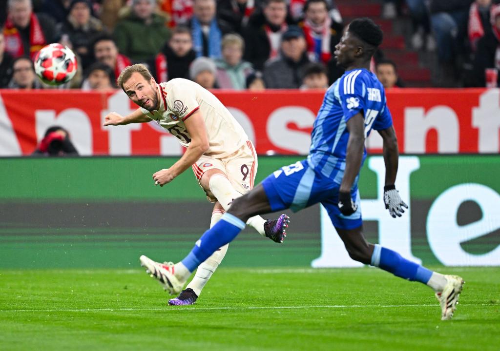 Münchens Harry Kane im Spiel gegen Bratislava. - Foto: Sven Hoppe/dpa