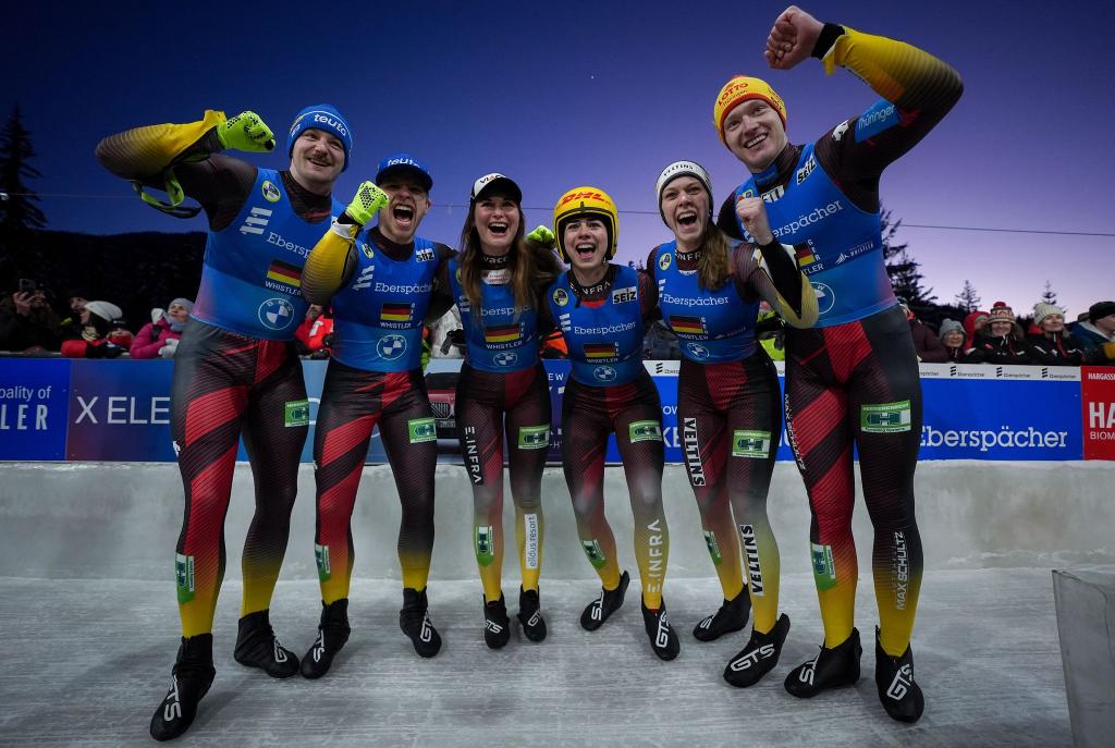 Goldrausch in Whistler: Rodel-Team mit überragender Medaillenbilanz. - Foto: DARRYL DYCK/The Canadian Press/AP/dpa