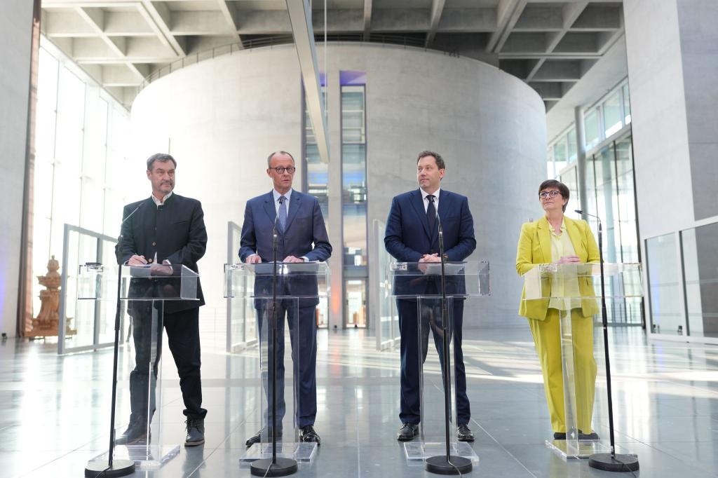 Entwicklung bei der Koalitionsbildung - Foto: Michael Kappeler/dpa