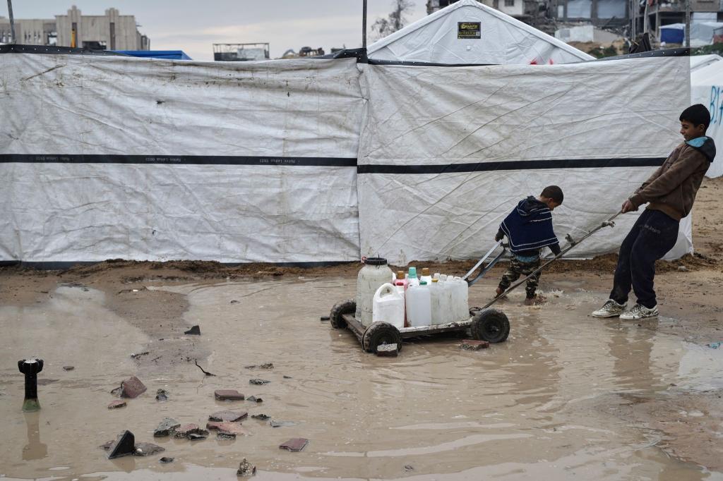 Zeltlager im Gazastreifen. (Archivbild) - Foto: Jehad Alshrafi/AP/dpa